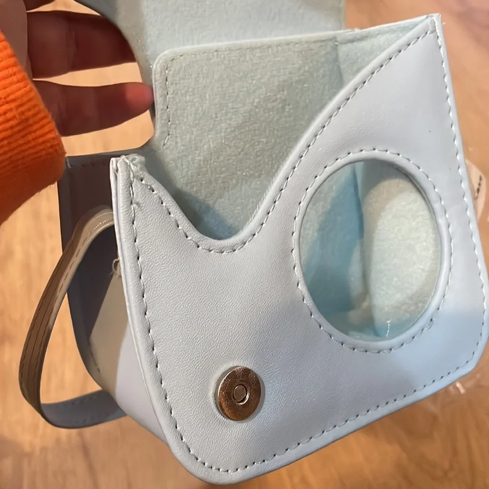 New Instax blue camera case with strap